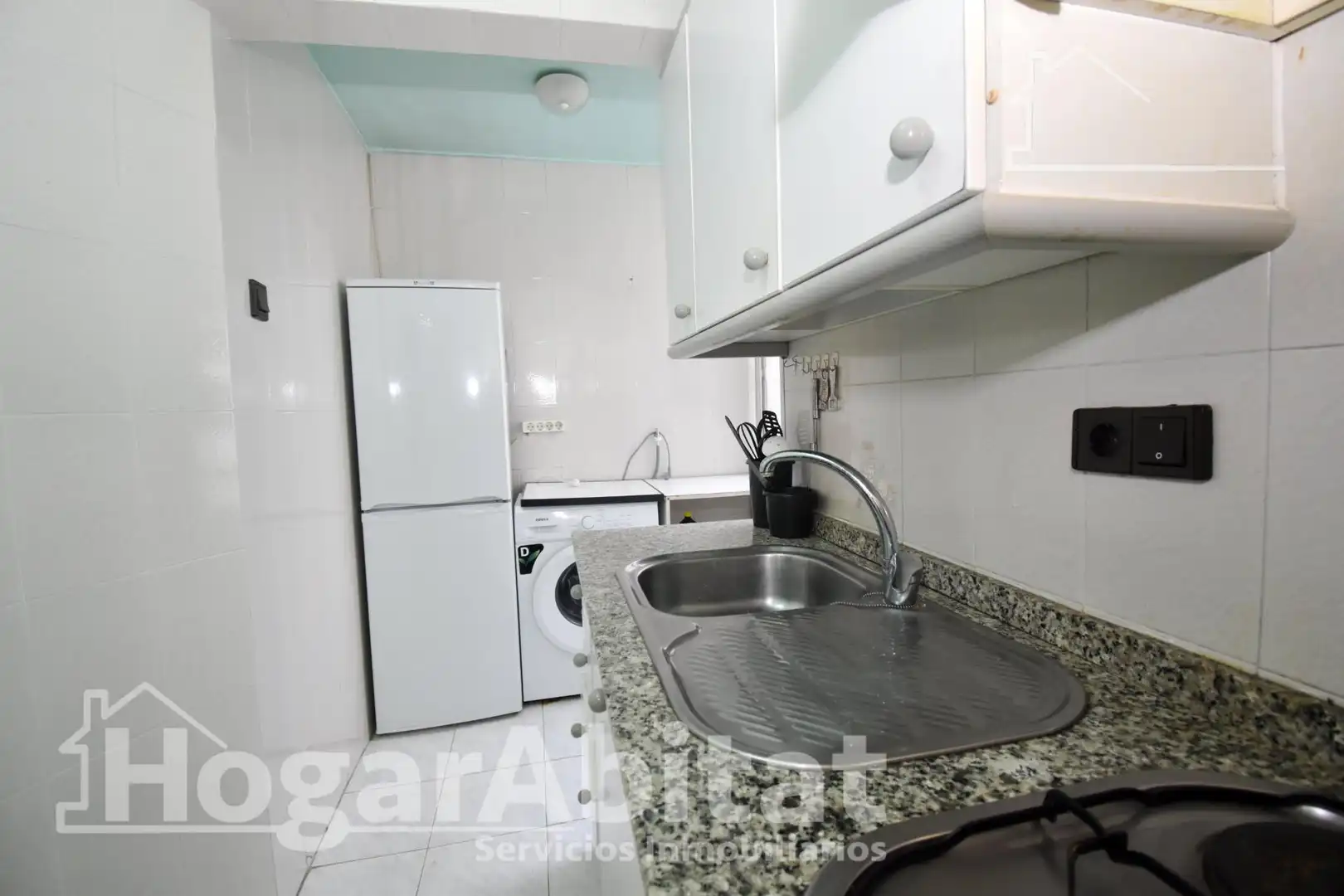 Cocina de Piso en venta en Castellón de la Plana / Castelló de la Plana con Amueblado y Balcón