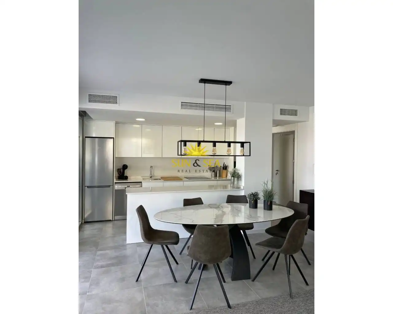 Kitchen of Apartments for rent in Finestrat  with Air Conditioner, Heating and Terrace