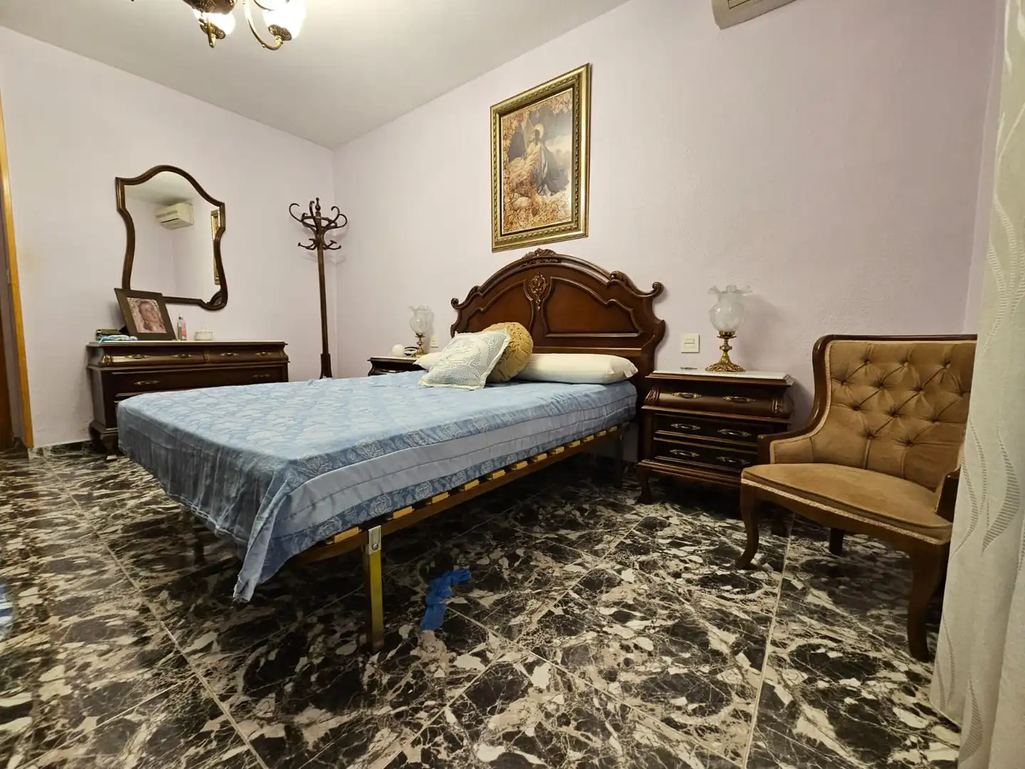 Bedroom of Flat for sale in Lorca  with Air Conditioner, Heating and Storage room