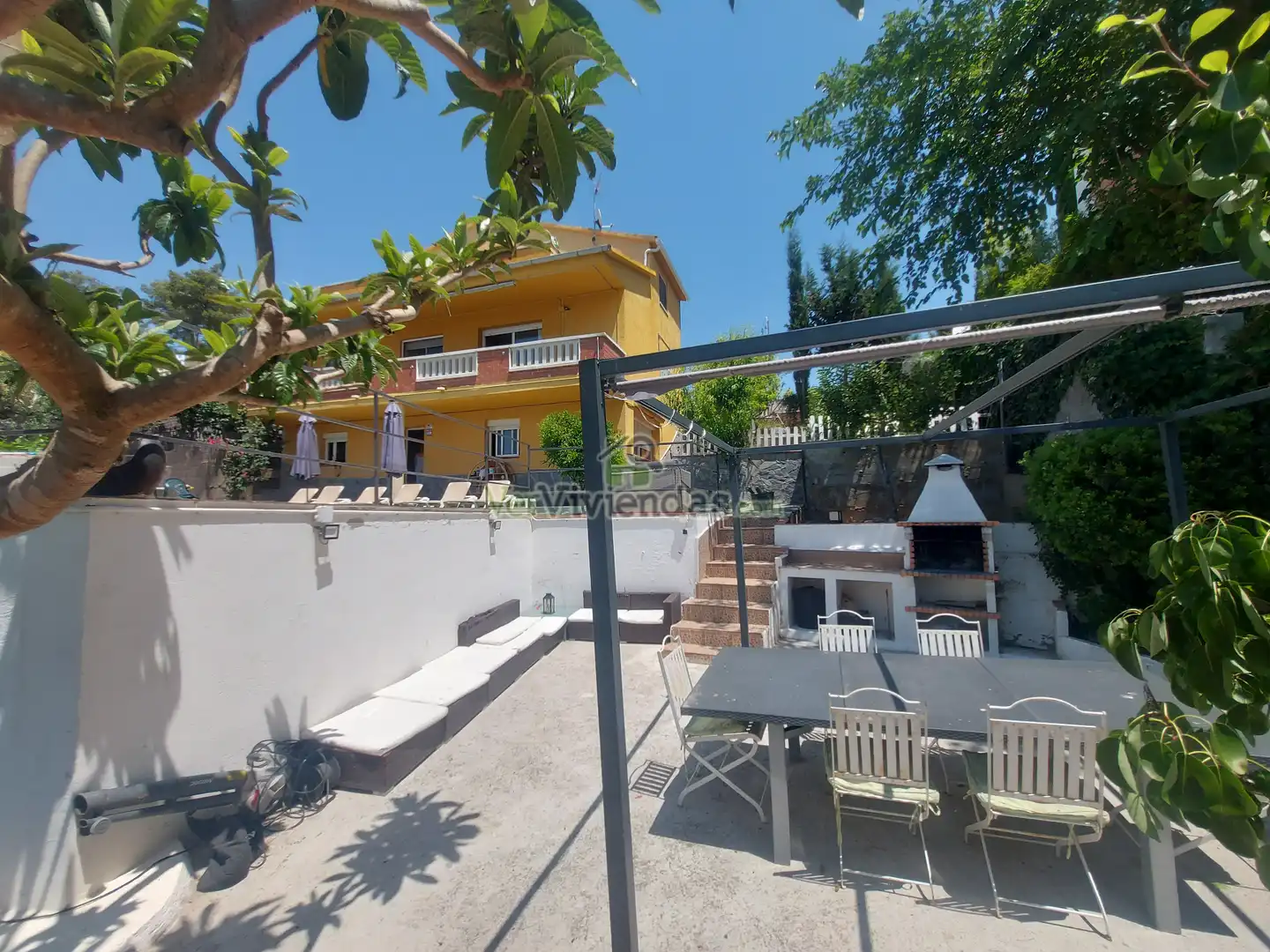 Terrassa de Casa o xalet en venda en Olivella amb Calefacció, Jardí privat i Parquet