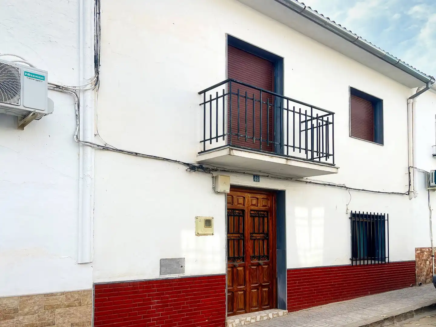 Vista exterior de Casa o chalet en venta en Peal de Becerro con Aire acondicionado y Terraza