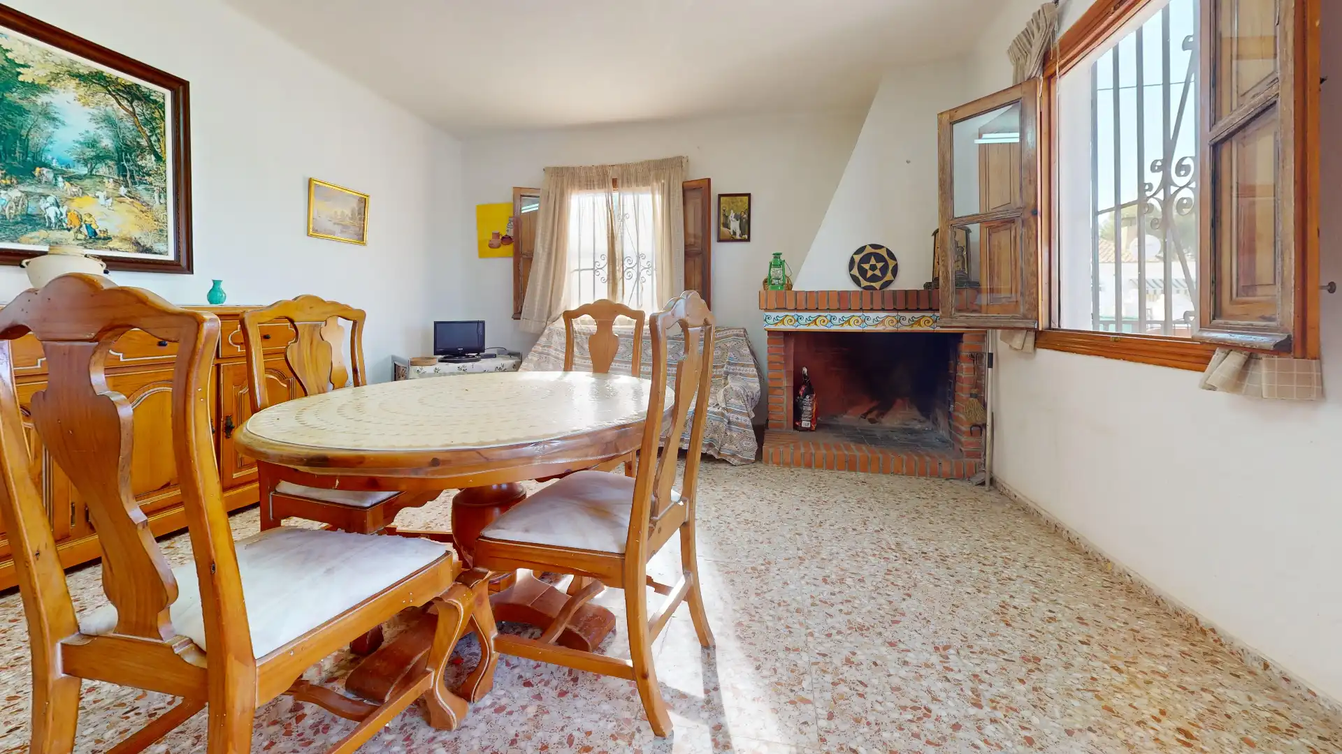Sala de estar de Casa o chalet en venta en Vilamarxant con Jardín privado, Piscina y Amueblado