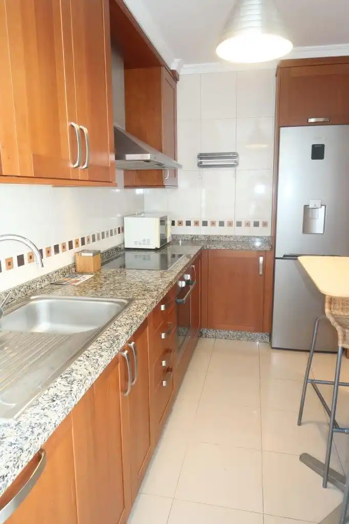 Kitchen of Flat for rent in A Coruña Capital   with Heating and Furnished