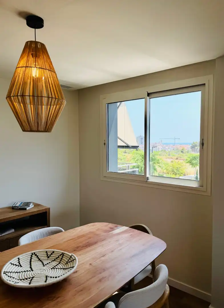 Terrassa de Apartament de lloguer en Sitges amb Aire condicionat, Calefacció i Jardí privat