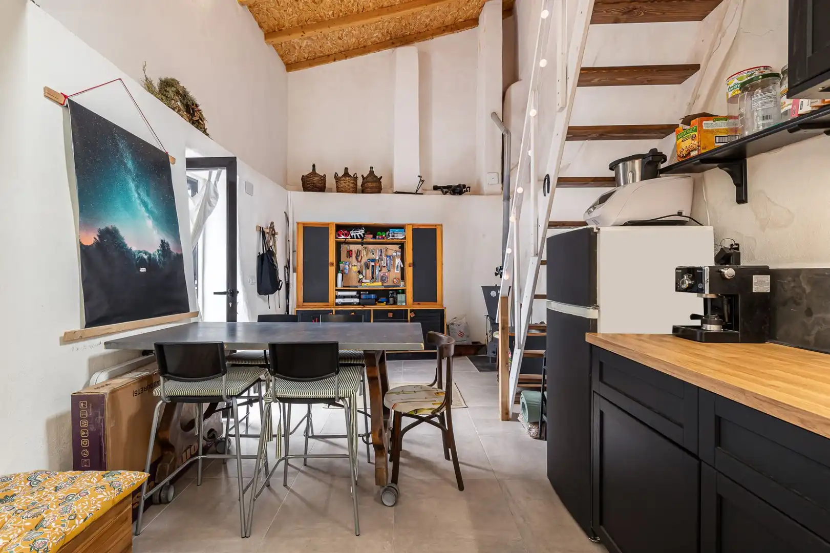 Küche von Einfamilien-Reihenhaus zum Verkauf in Olmeda de las Fuentes mit Heizung und Terrasse