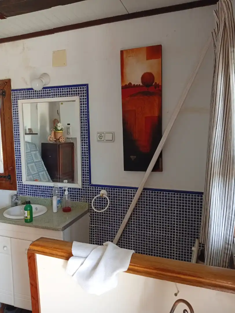 Baño de Finca rústica de alquiler en Medina Sidonia con Jardín privado, Terraza y Amueblado