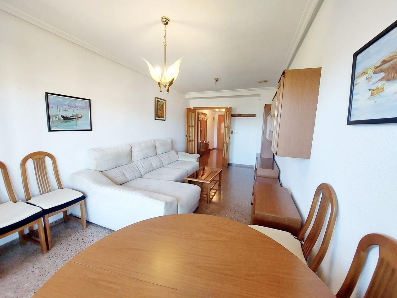 Sala d'estar de Pis en venda en Elche / Elx amb Terrassa i Balcó