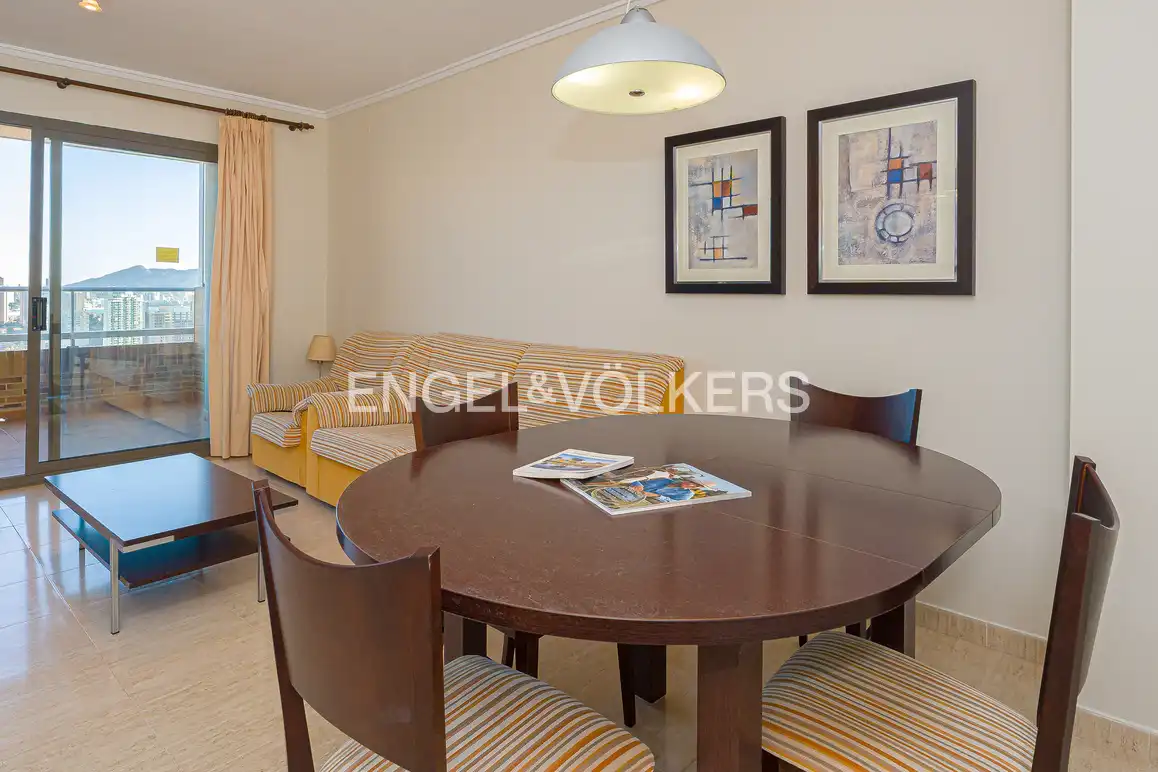Comedor de Apartamento de alquiler en Villajoyosa / La Vila Joiosa con Aire acondicionado, Terraza y Trastero