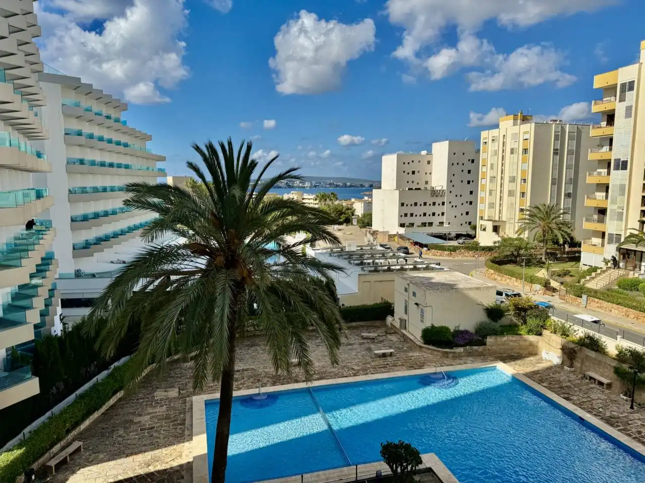 Piscina de Pis de lloguer en Portals Nous