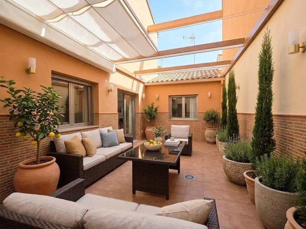 Terraza de Casa adosada en venta en Ibi con Terraza, Trastero y Balcón