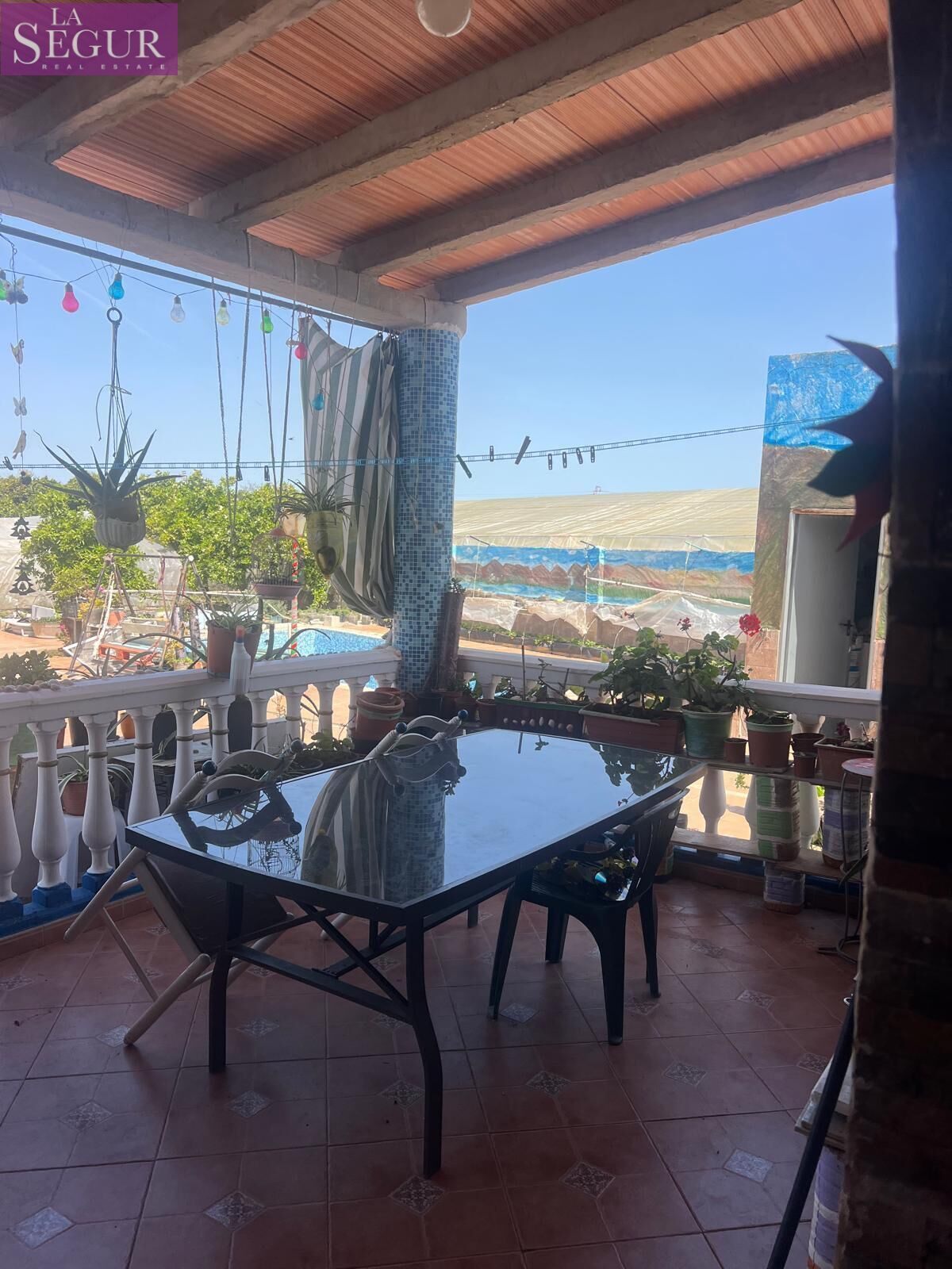 Terrassa de Finca rústica en venda en Barbate amb Piscina
