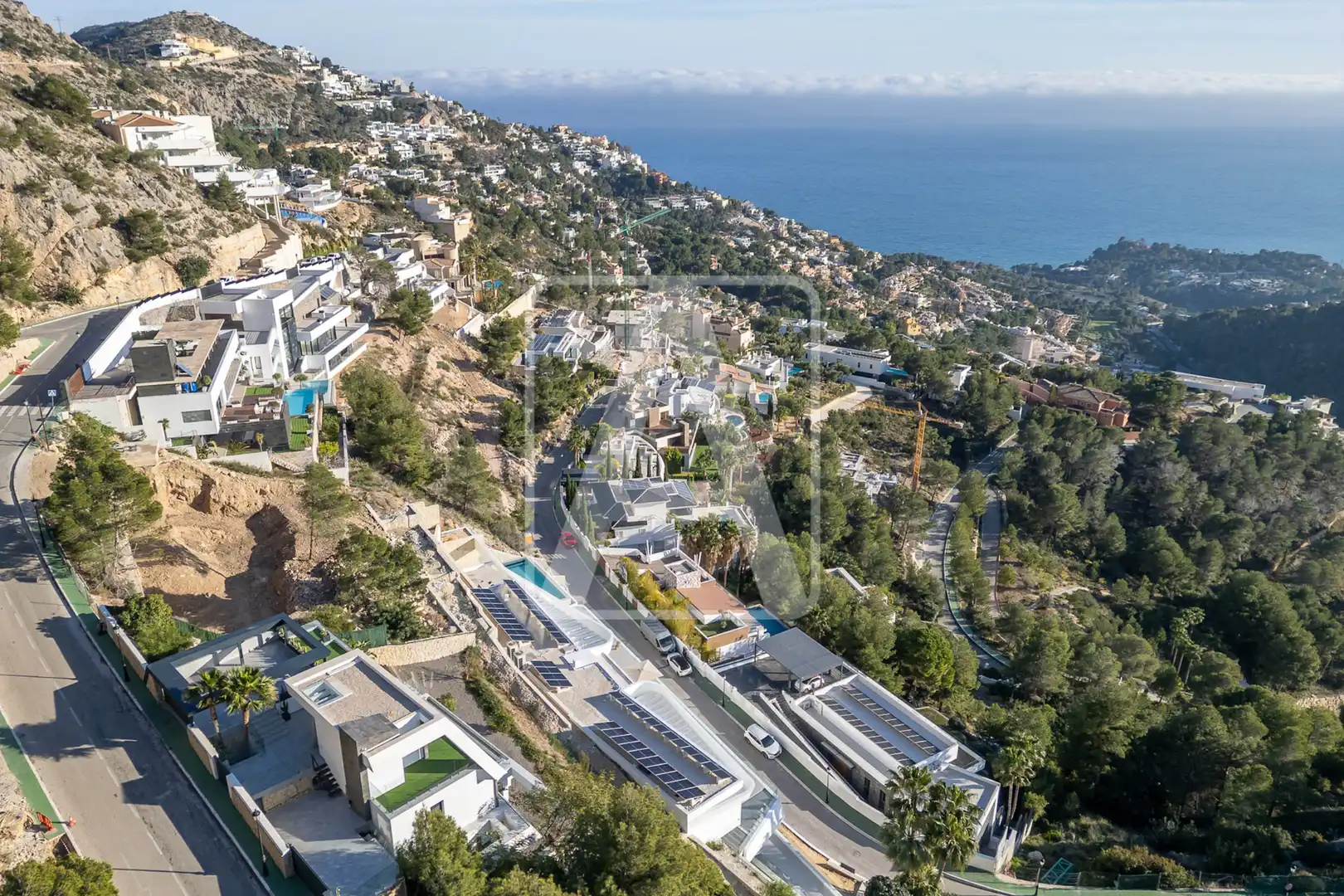 Vista exterior de Casa o chalet en venta en Altea con Aire acondicionado, Calefacción y Jardín privado