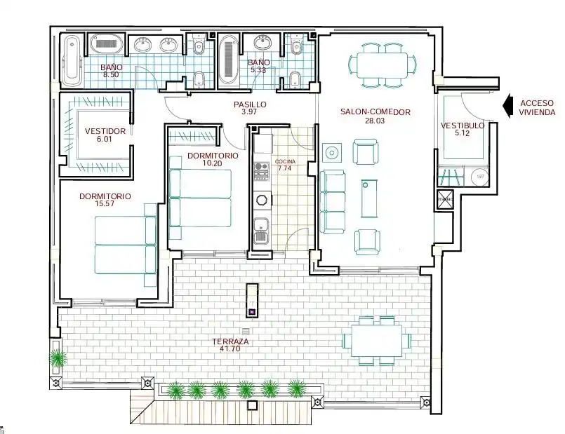 Apartament amb piscina en venda a Isla del Fraile, imagen 22