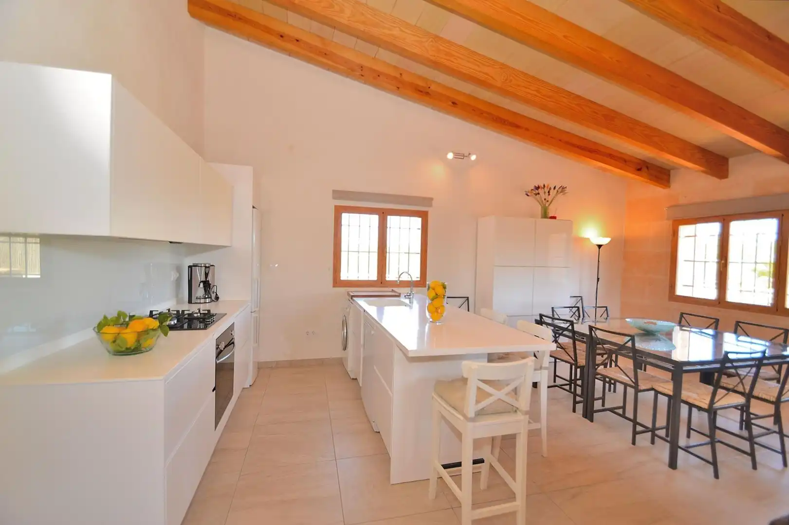 Kitchen of Country homes for rent in Llubí  with Private garden, Terrace and Swimming Pool