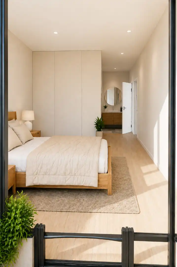 Bedroom of Apartments for sale in Sanxenxo  with Air Conditioner, Heating and Terrace