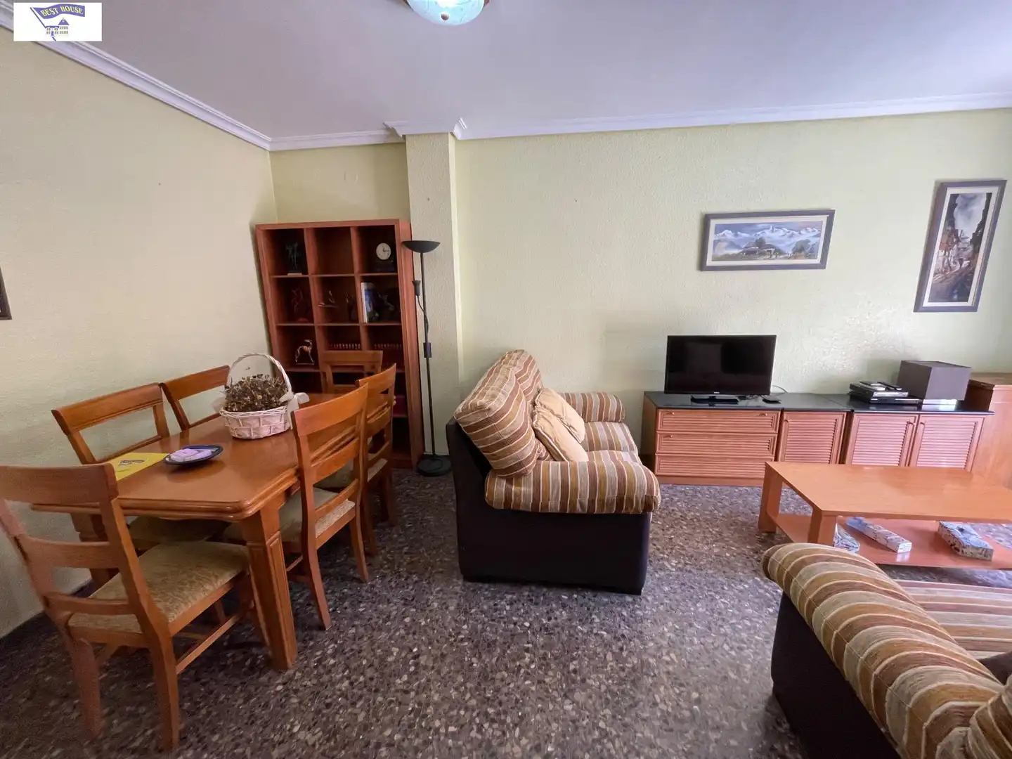 Sala de estar de Piso en venta en Albacete con Calefacción, Trastero y Balcón
