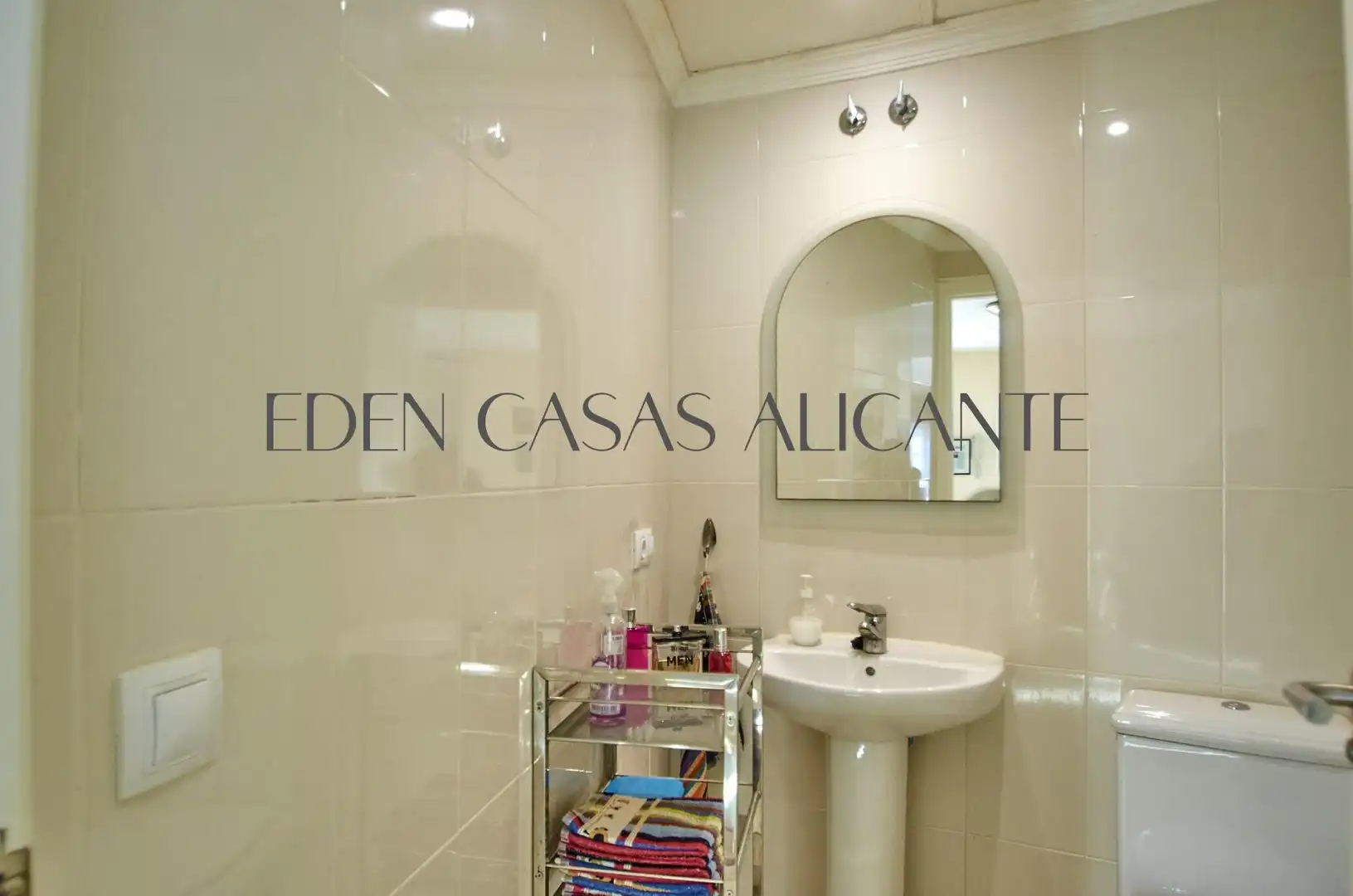 Baño de Casa o chalet en venta en Villajoyosa / La Vila Joiosa con Aire acondicionado, Jardín privado y Terraza