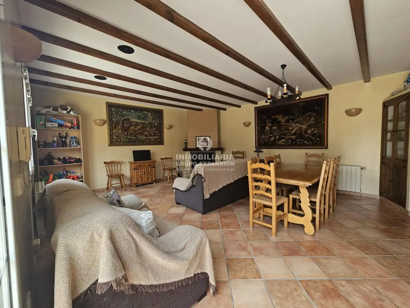 Sala de estar de Casa o chalet en venta en Novelda con Jardín privado, Terraza y Trastero