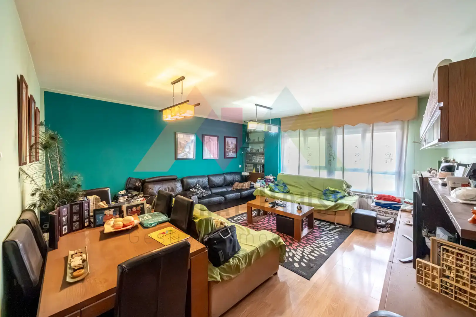 Living room of Flat for sale in Leganés  with Air Conditioner, Heating and Parquet flooring