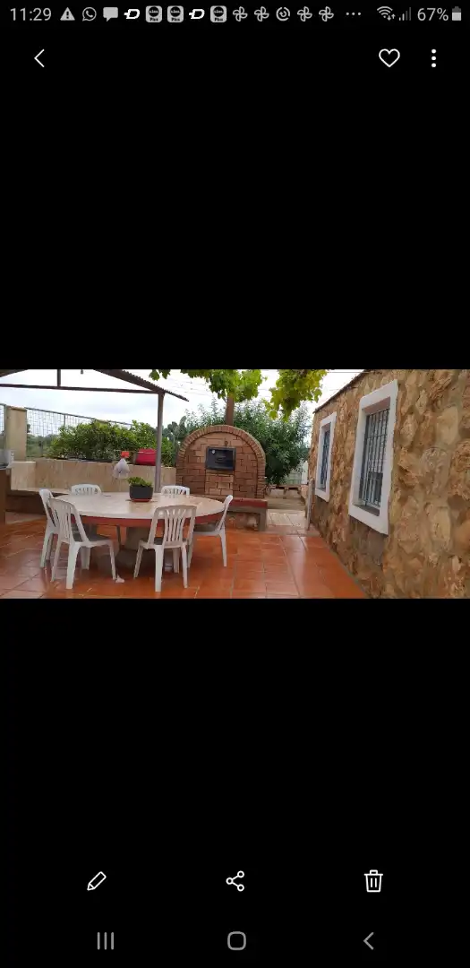 Terrassa de Casa o xalet en venda en Fuente Álamo de Murcia amb Traster, Moblat i Piscina comunitària