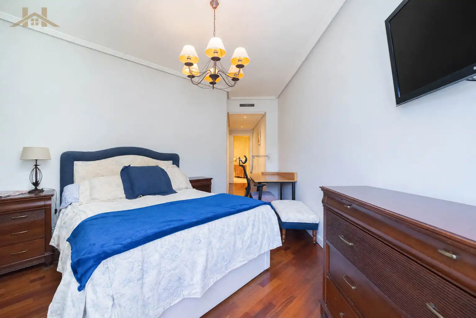 Bedroom of Flat for sale in Madrid  with Air Conditioner, Heating and Terrace