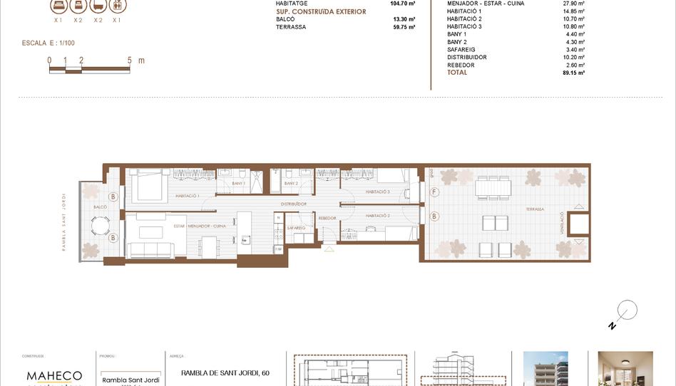 Photo 1 of Flat for sale in Rambla de Sant Jordi, 60, Centre, Barcelona