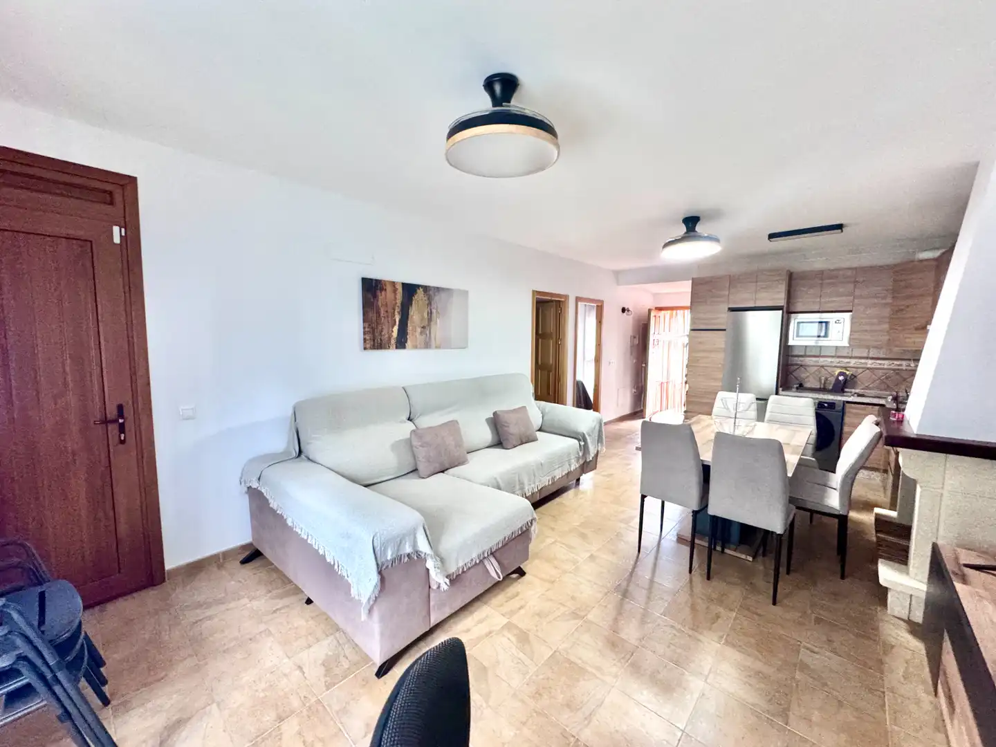 Sala de estar de Apartamento en venta en Paterna del Río con Terraza, Trastero y Amueblado