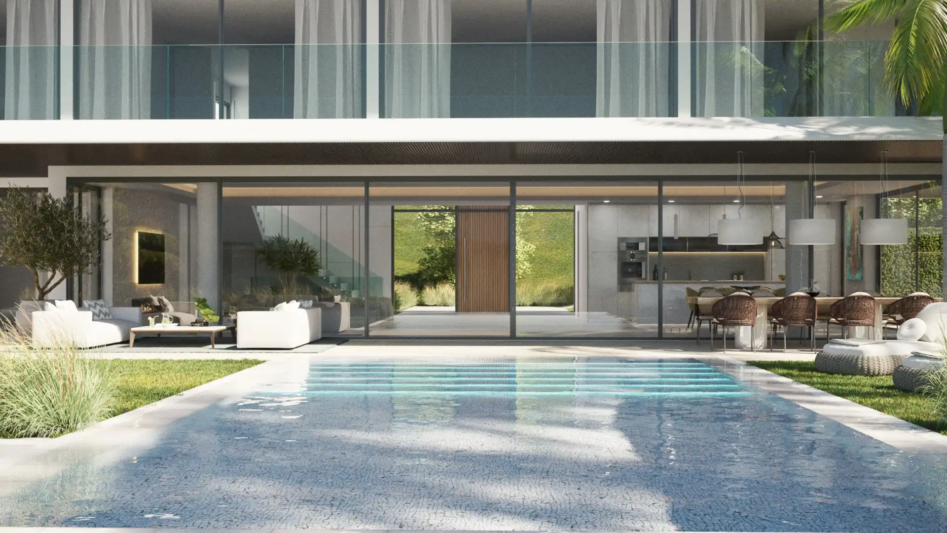 Piscina de Casa o xalet en venda en Marbella amb Aire condicionat, Calefacció i Jardí privat