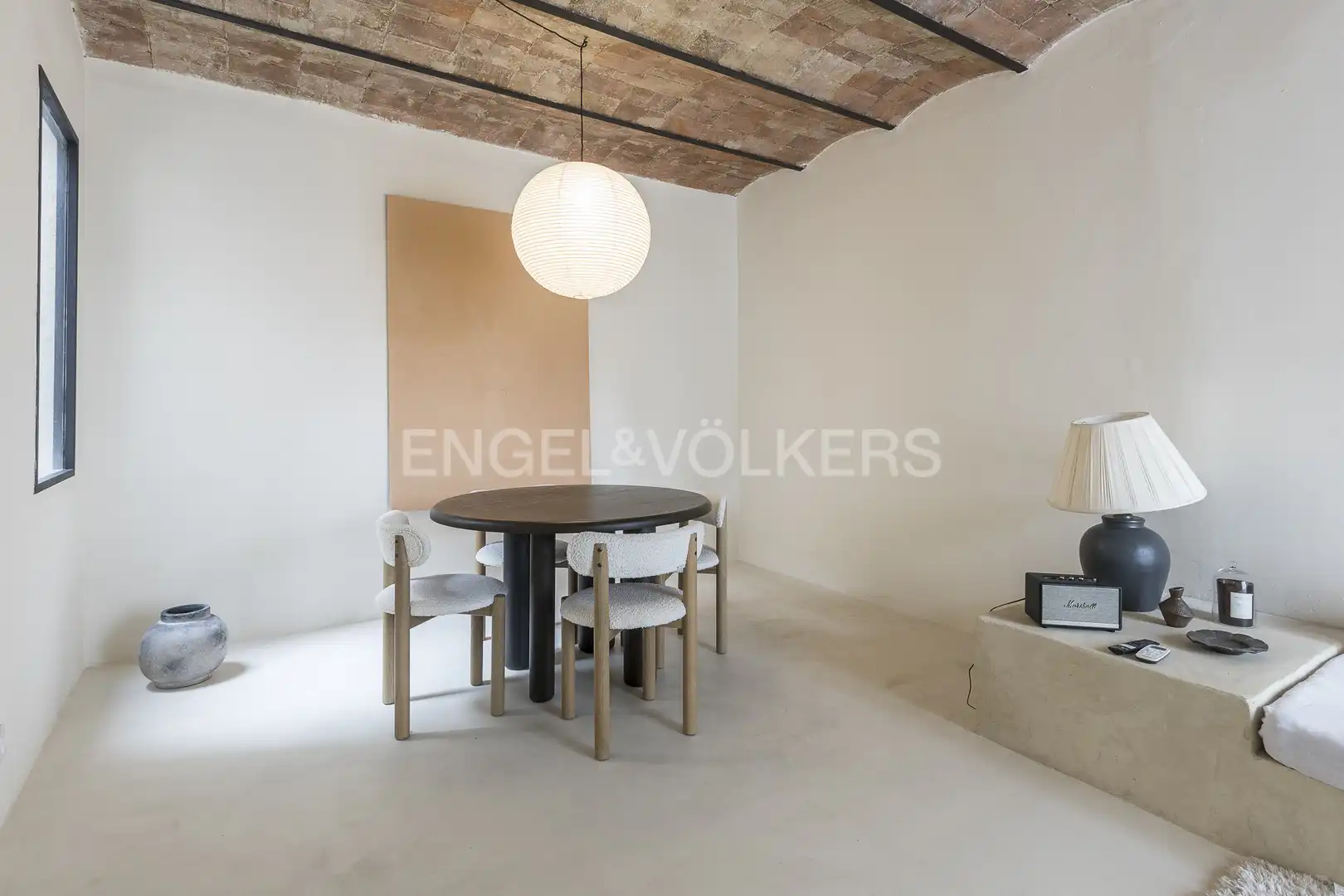 Dining room of Flat for rent in Barcelona  with Air Conditioner, Heating and Balcony