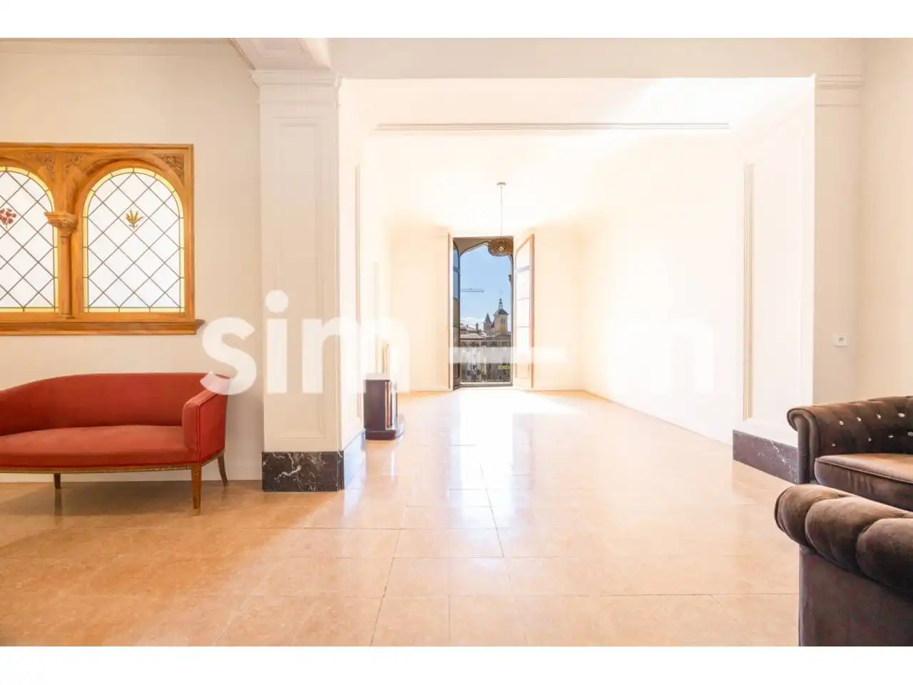 Sala de estar de Piso en venta en Vic con Calefacción y Balcón
