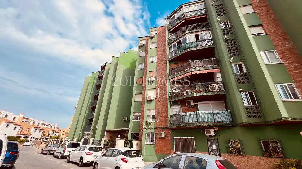 Exterior view of Flat for sale in Málaga  with Air Conditioner, Private garden and Balcony