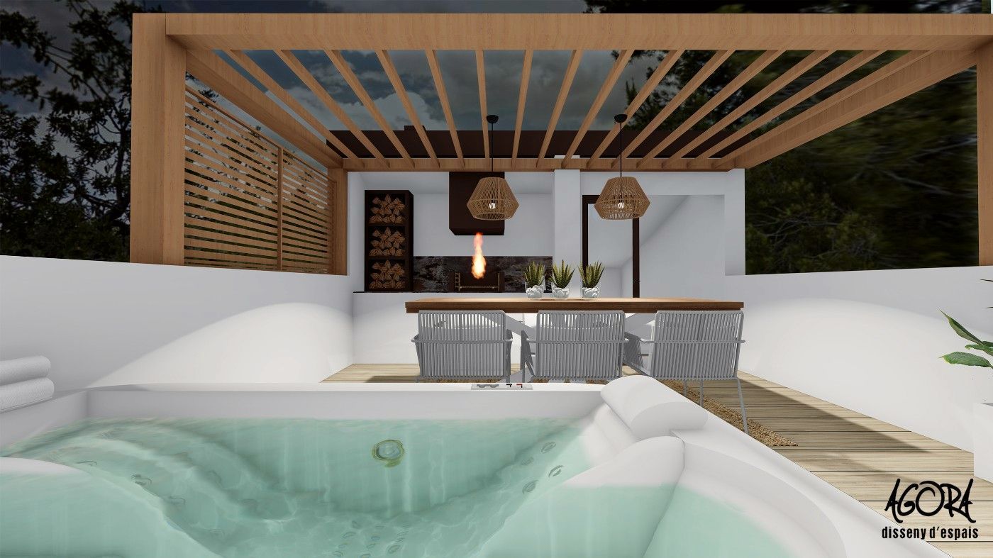 Terrace of Single-family semi-detached for sale in Alcalà de Xivert  with Air Conditioner, Terrace and Storage room