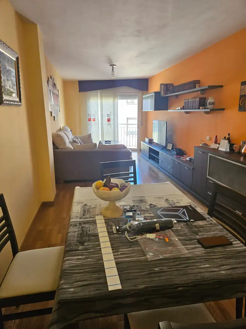 Sala de estar de Piso en venta en Santa Coloma de Gramenet con Calefacción, Terraza y Trastero