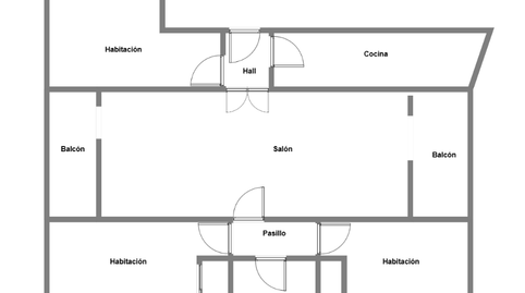 Foto 2 de Pis en venda a Plaza de Ricla, Los Cármenes, Madrid