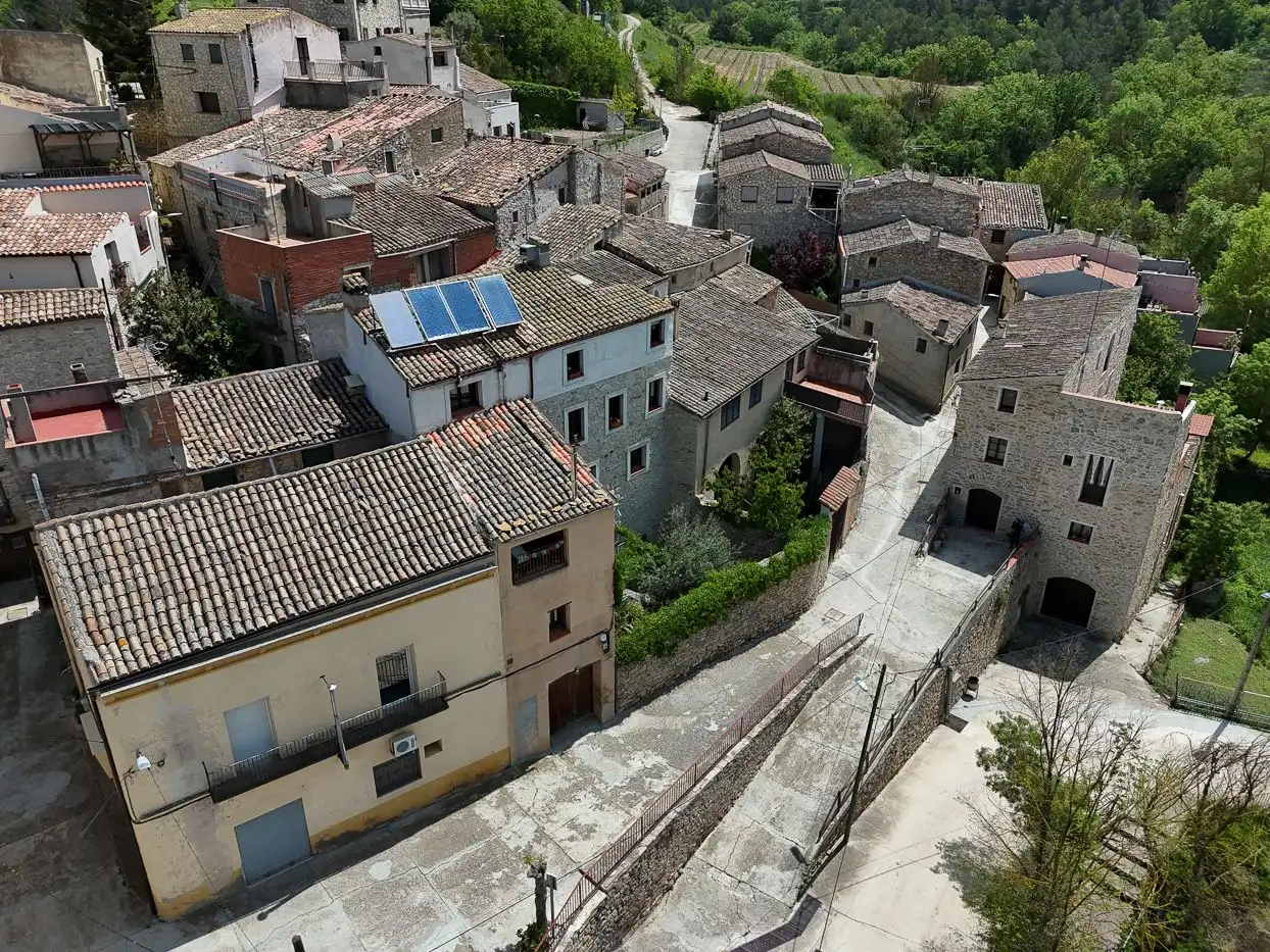 Vista exterior de Finca rústica en venda en Sarral amb Calefacció, Jardí privat i Terrassa