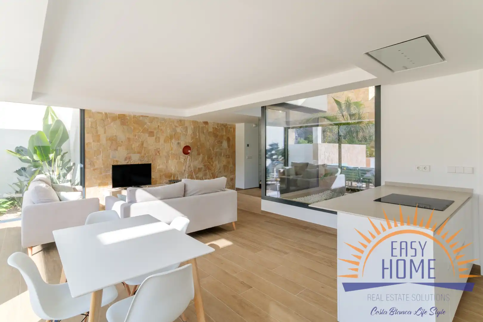 Living room of Houses for sale in Monforte del Cid  with Air Conditioner, Heating and Private garden