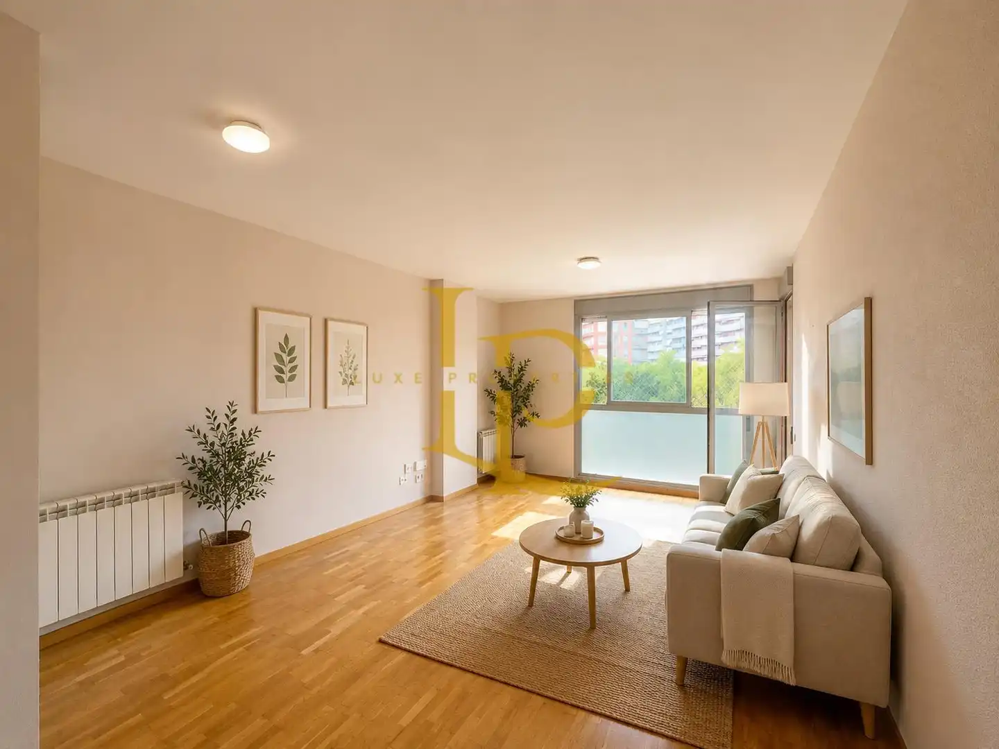 Living room of Flat for sale in Rubí  with Heating, Parquet flooring and Storage room
