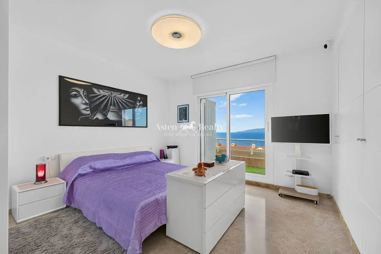 Bedroom of Detached homes for sale in Santiago del Teide  with Air Conditioner, Private garden and Terrace