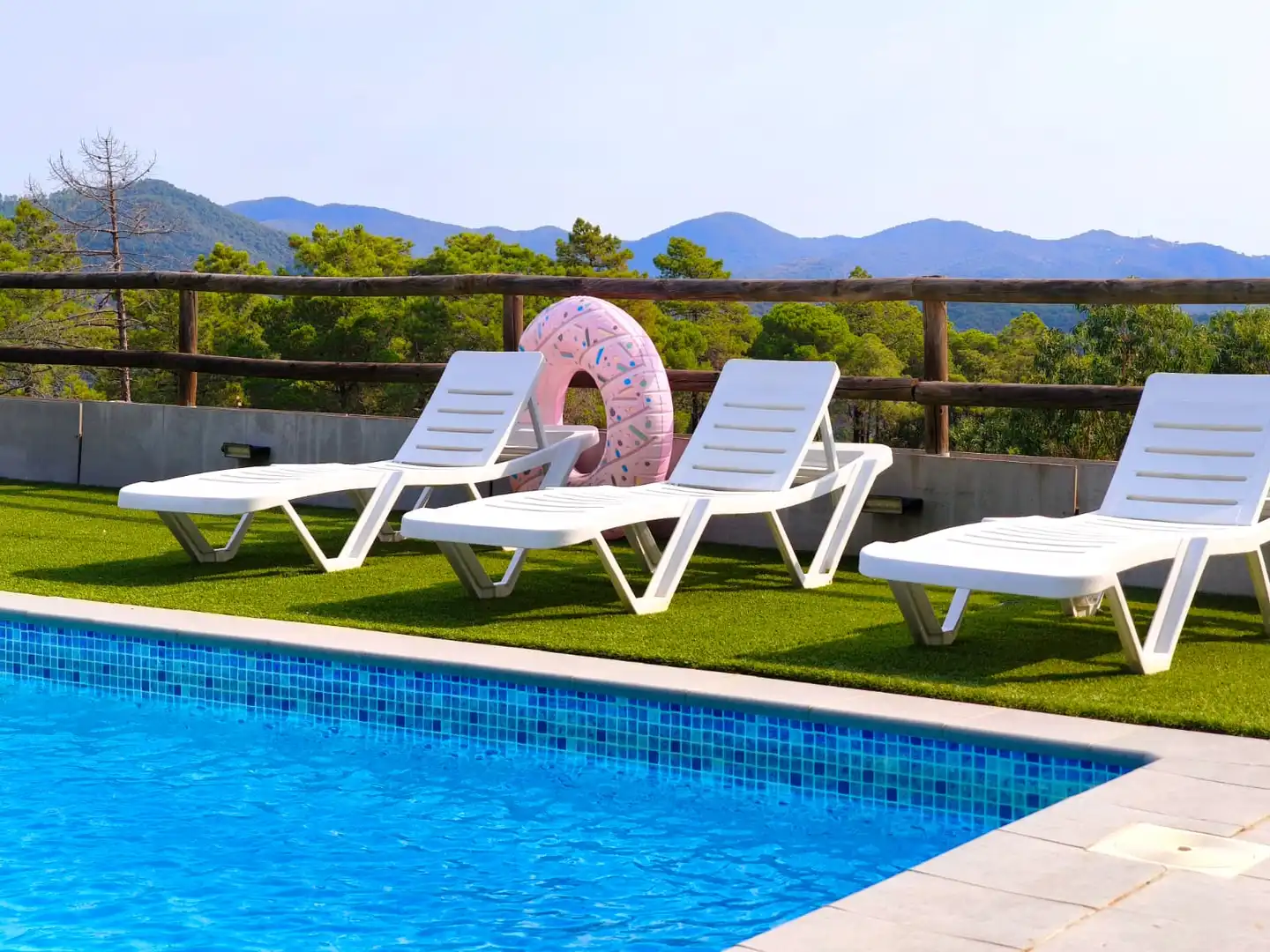 Piscina de Casa o xalet en venda en Lloret de Mar amb Calefacció, Jardí privat i Terrassa