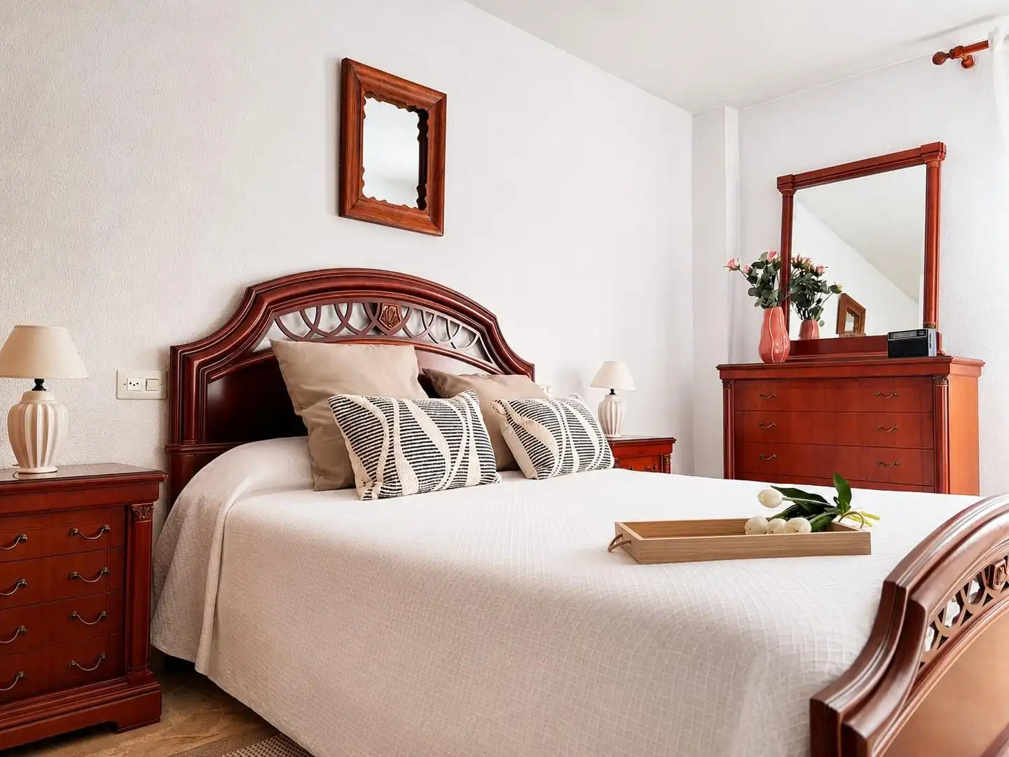 Schlafzimmer von Wohnung zum Verkauf in  Palma de Mallorca mit Terrasse und Alarm