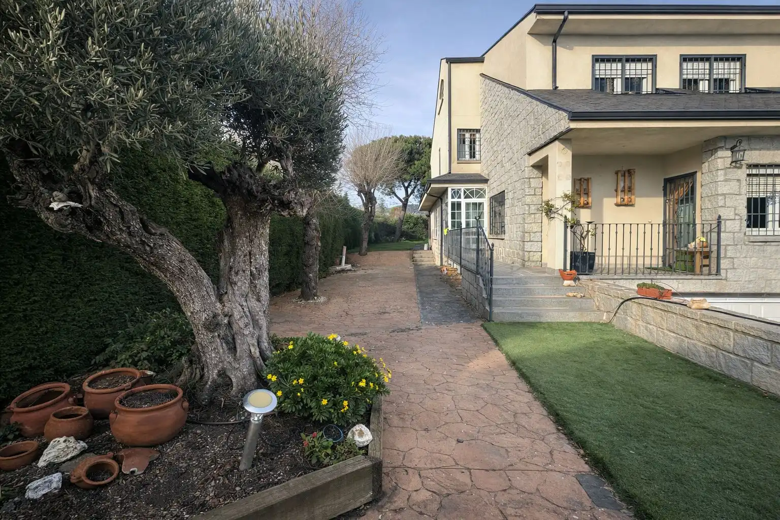 Jardín de Casa adosada en venta en Alpedrete con Aire acondicionado, Calefacción y Jardín privado