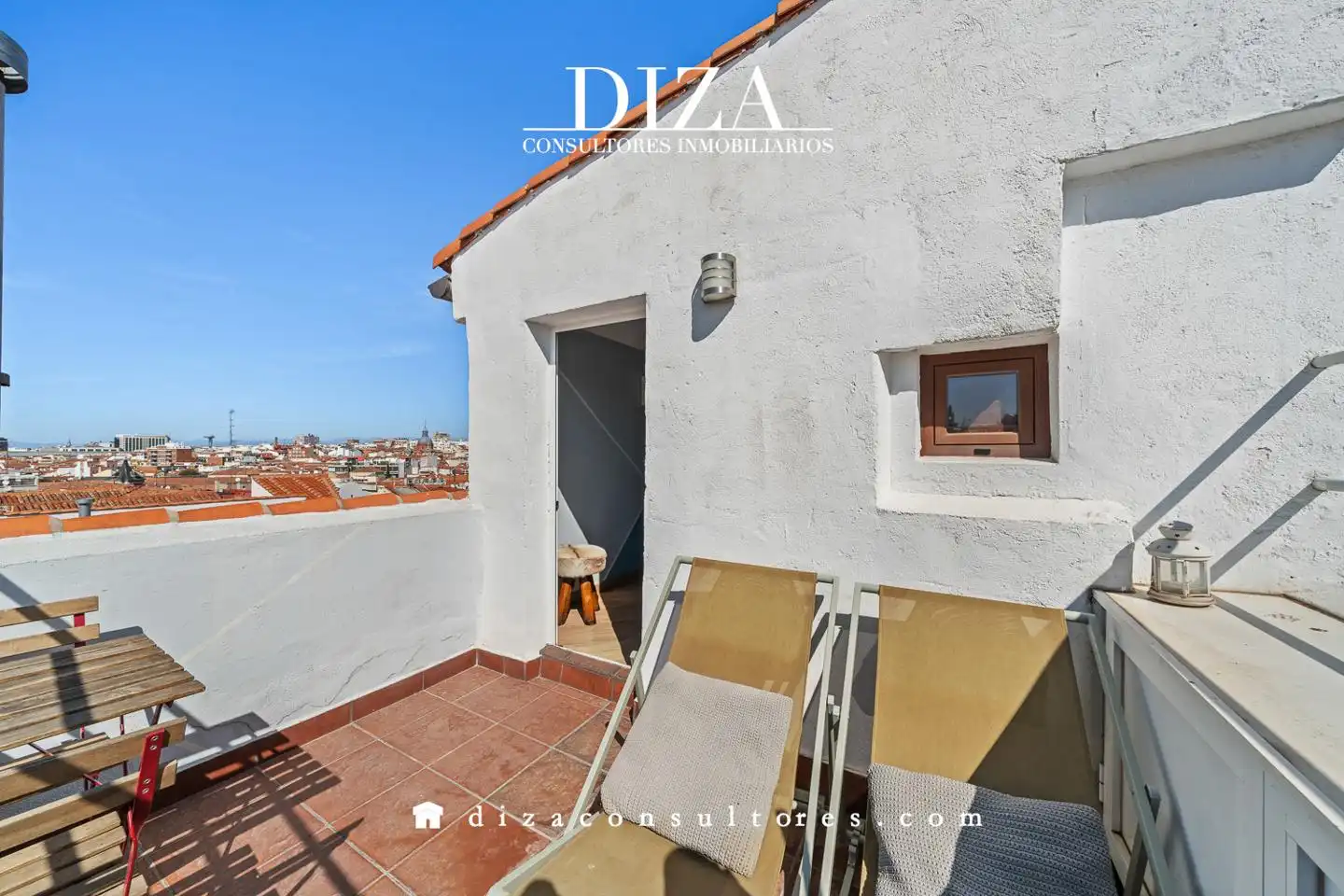 Terrace of Duplexes for rent in Madrid  with Air Conditioner, Heating and Terrace