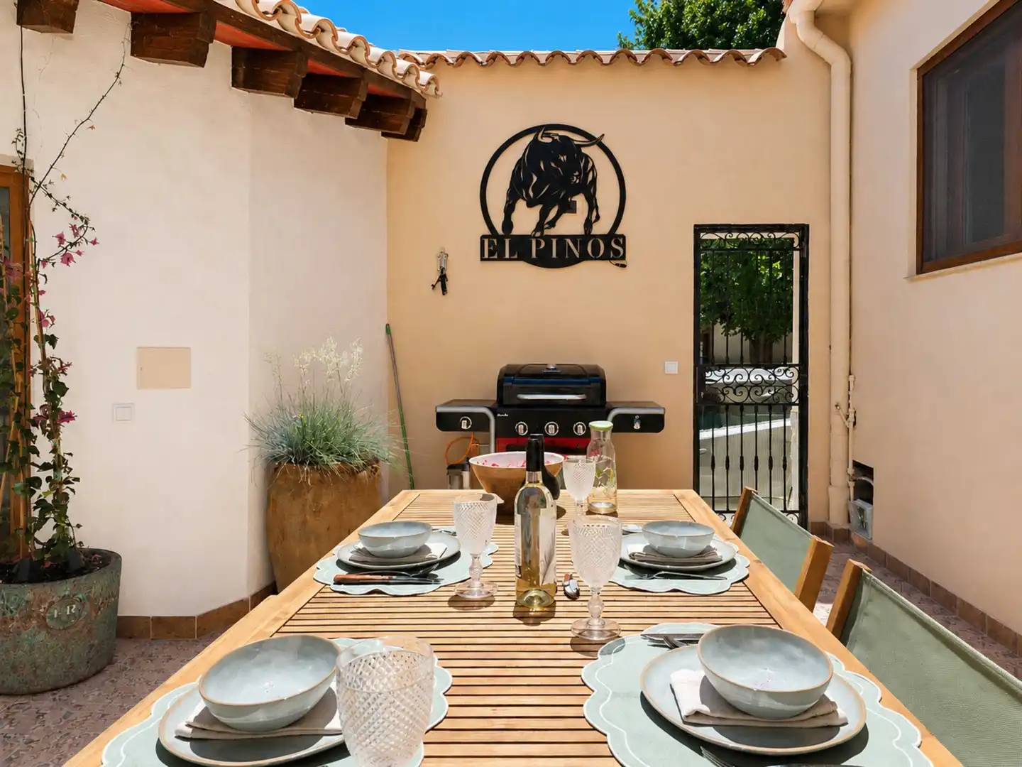Terrasse von Einfamilien-Reihenhaus zum Verkauf in El Pinós / Pinoso mit Terrasse