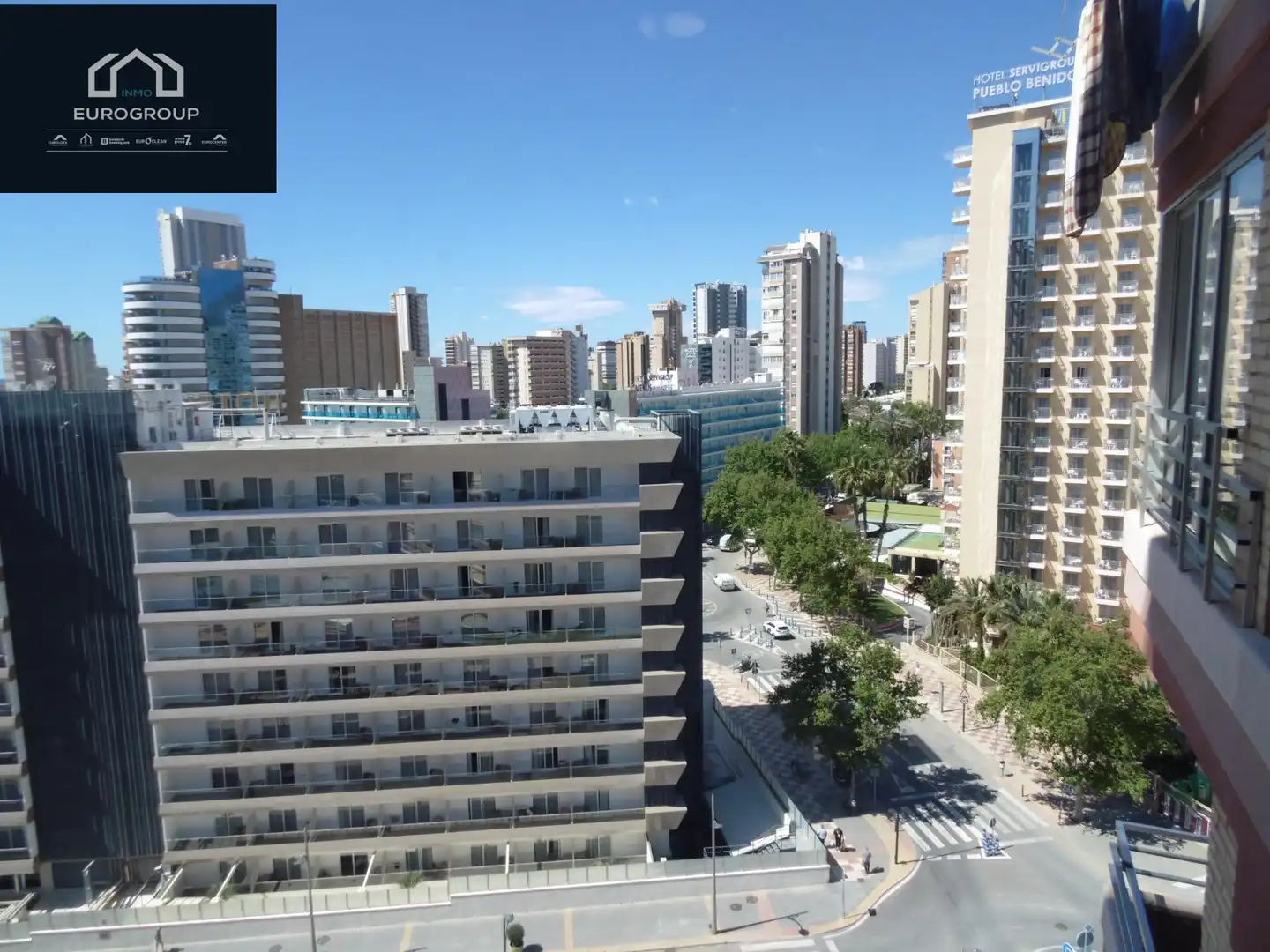 Vista exterior de Apartamento de alquiler en Benidorm con Aire acondicionado, Calefacción y Amueblado