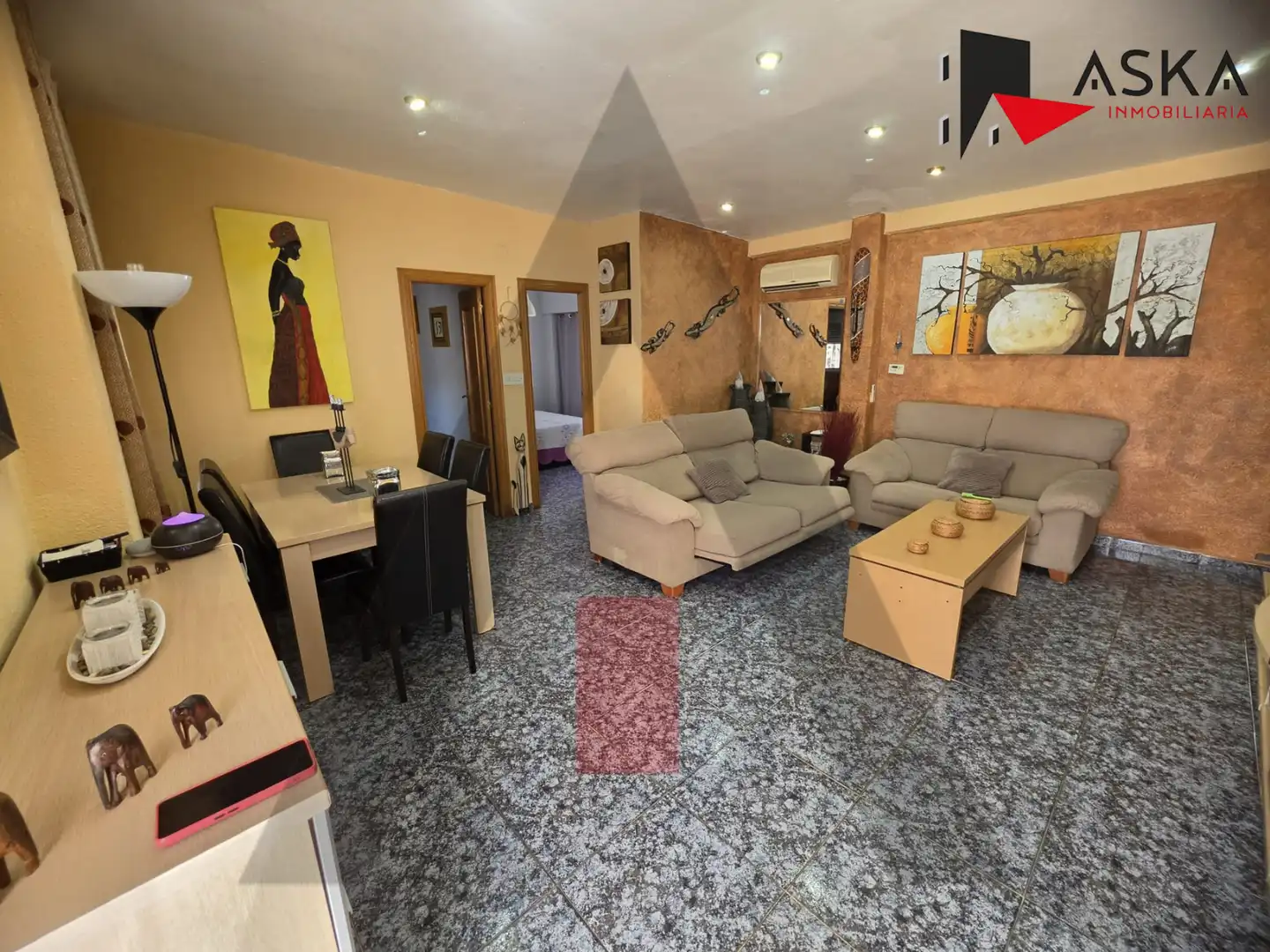 Wohnzimmer von Haus oder Chalet zum Verkauf in Torrent mit Klimaanlage, Terrasse und Schwimmbad