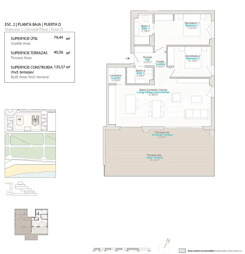 Apartment mit Terrasse zum Verkauf in Centro Urbano, imagen 9