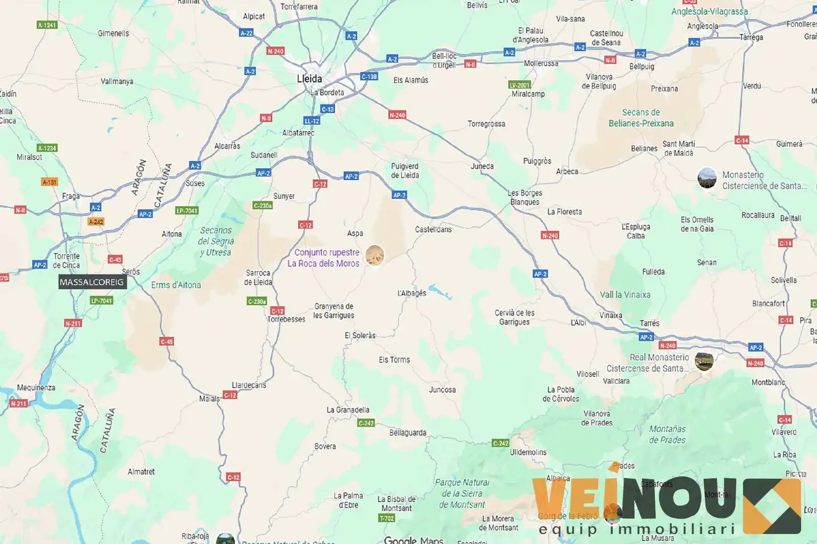 Vista exterior de Finca rústica en venta en Massalcoreig con Jardín privado