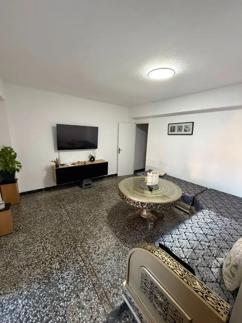 Living room of Flat for sale in Petrer  with Terrace, Furnished and Balcony