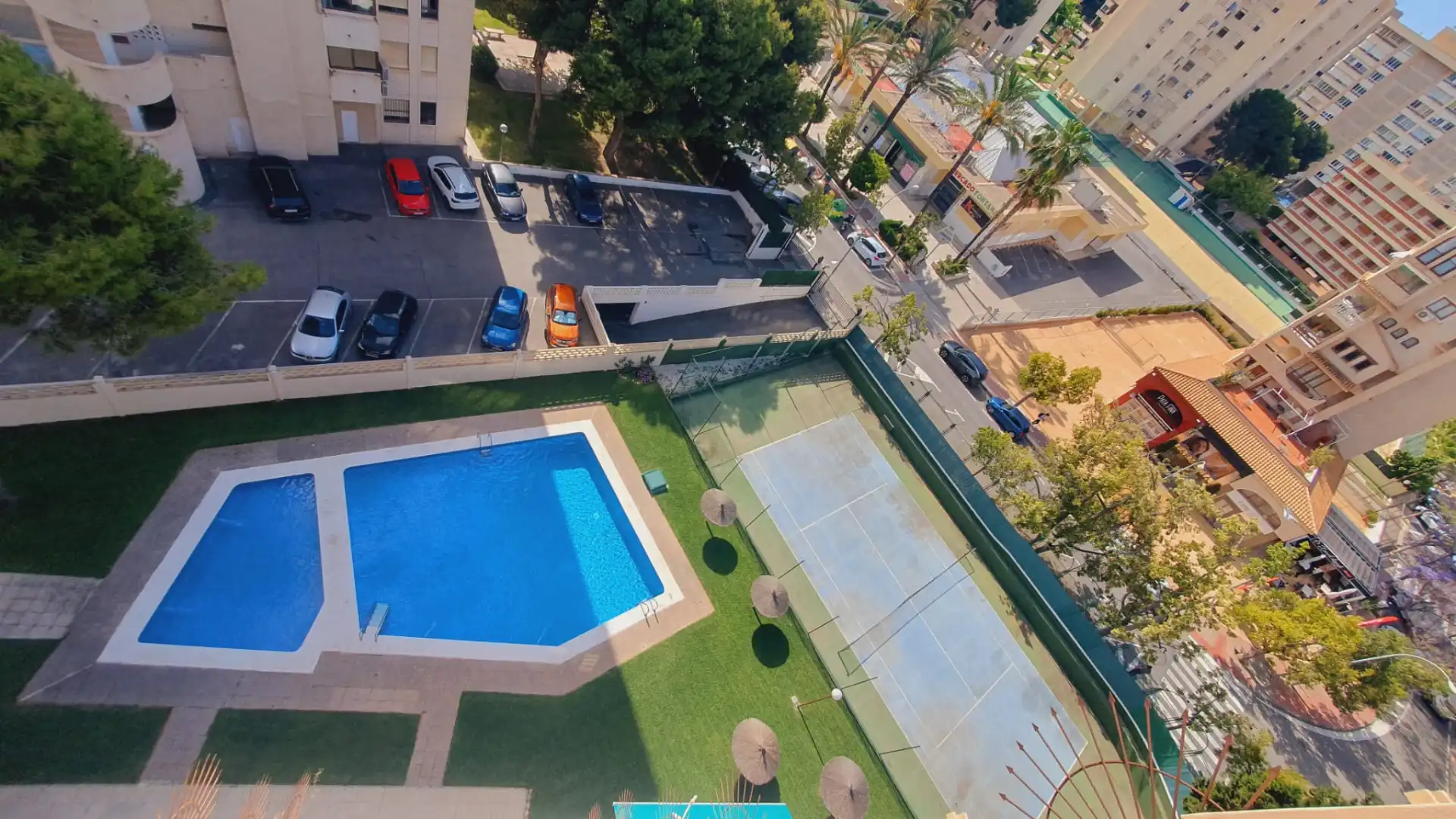 Piscina de Piso de alquiler en Alicante / Alacant con Aire acondicionado, Calefacción y Terraza