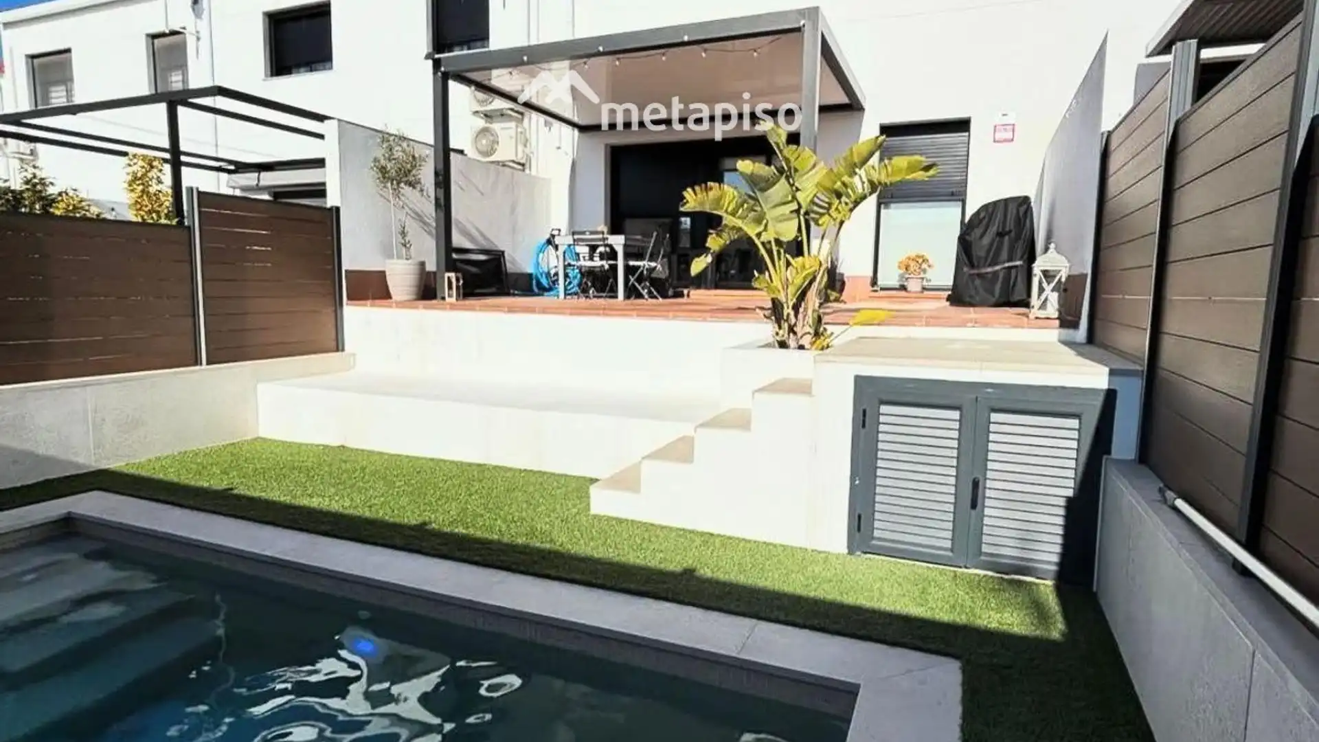 Terraza de Casa adosada en venta en Castellet i la Gornal con Aire acondicionado, Calefacción y Piscina